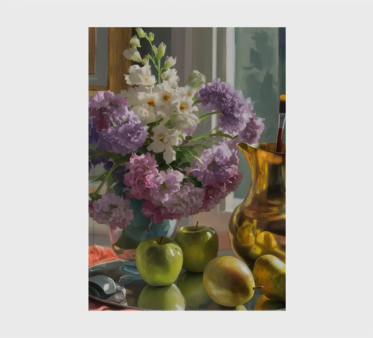 Window Bloom Harvest notebook by Celestial Harmony