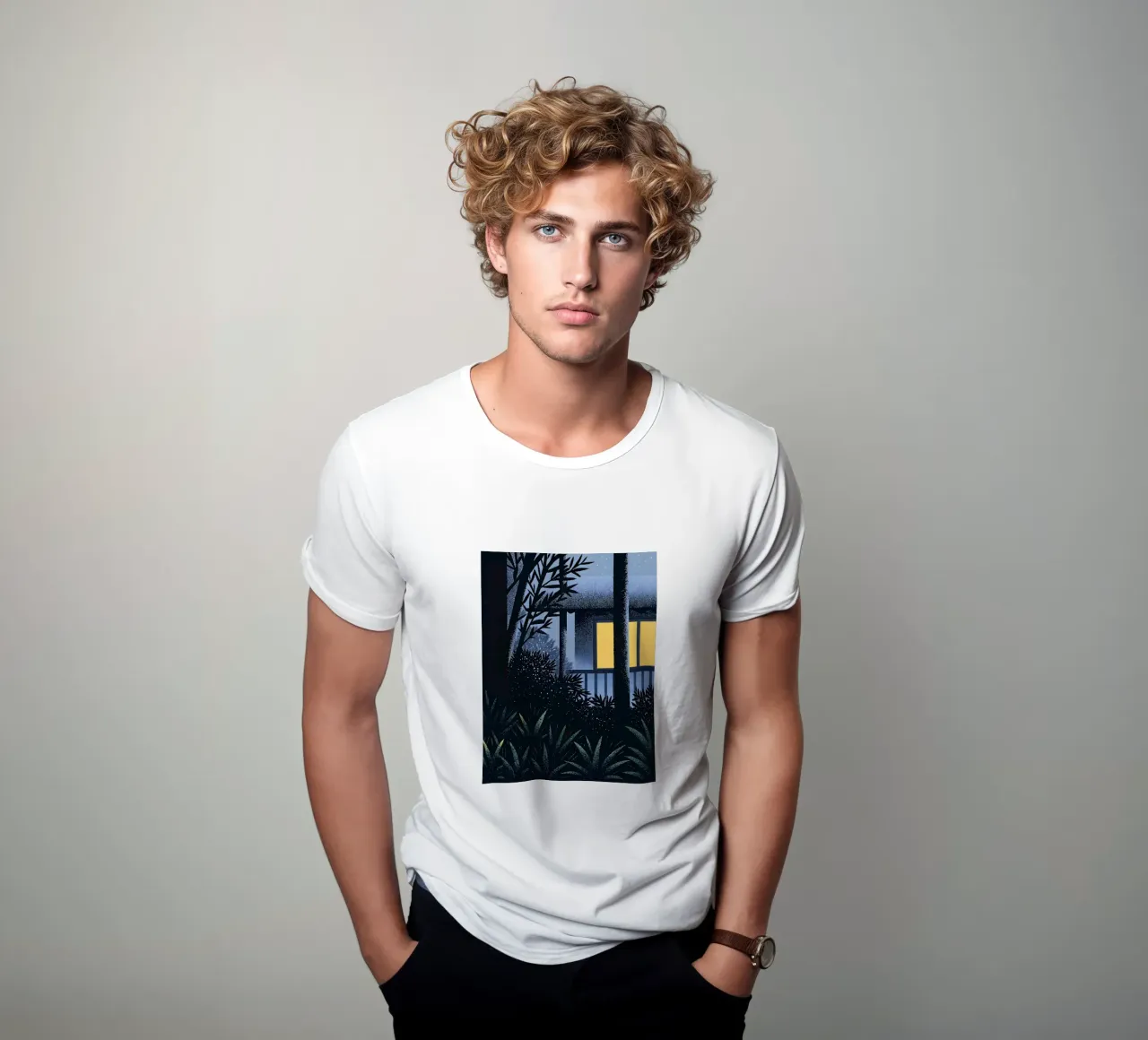 Garden and Tree View t-shirt by SOUL SHOP
