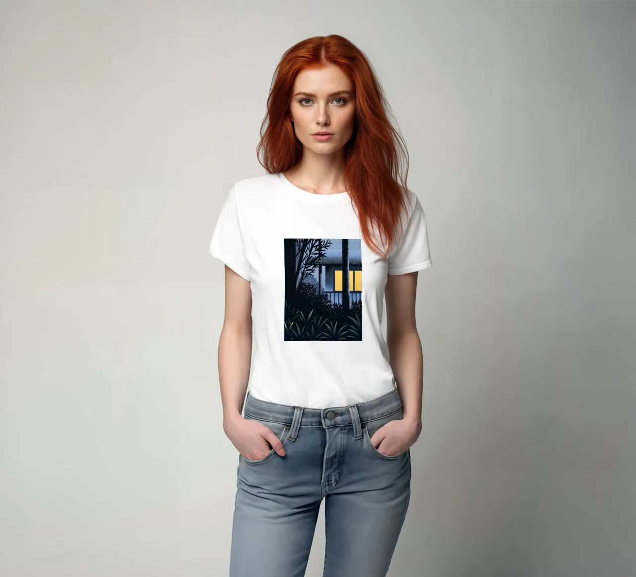 Garden and Tree View t-shirt by SOUL SHOP