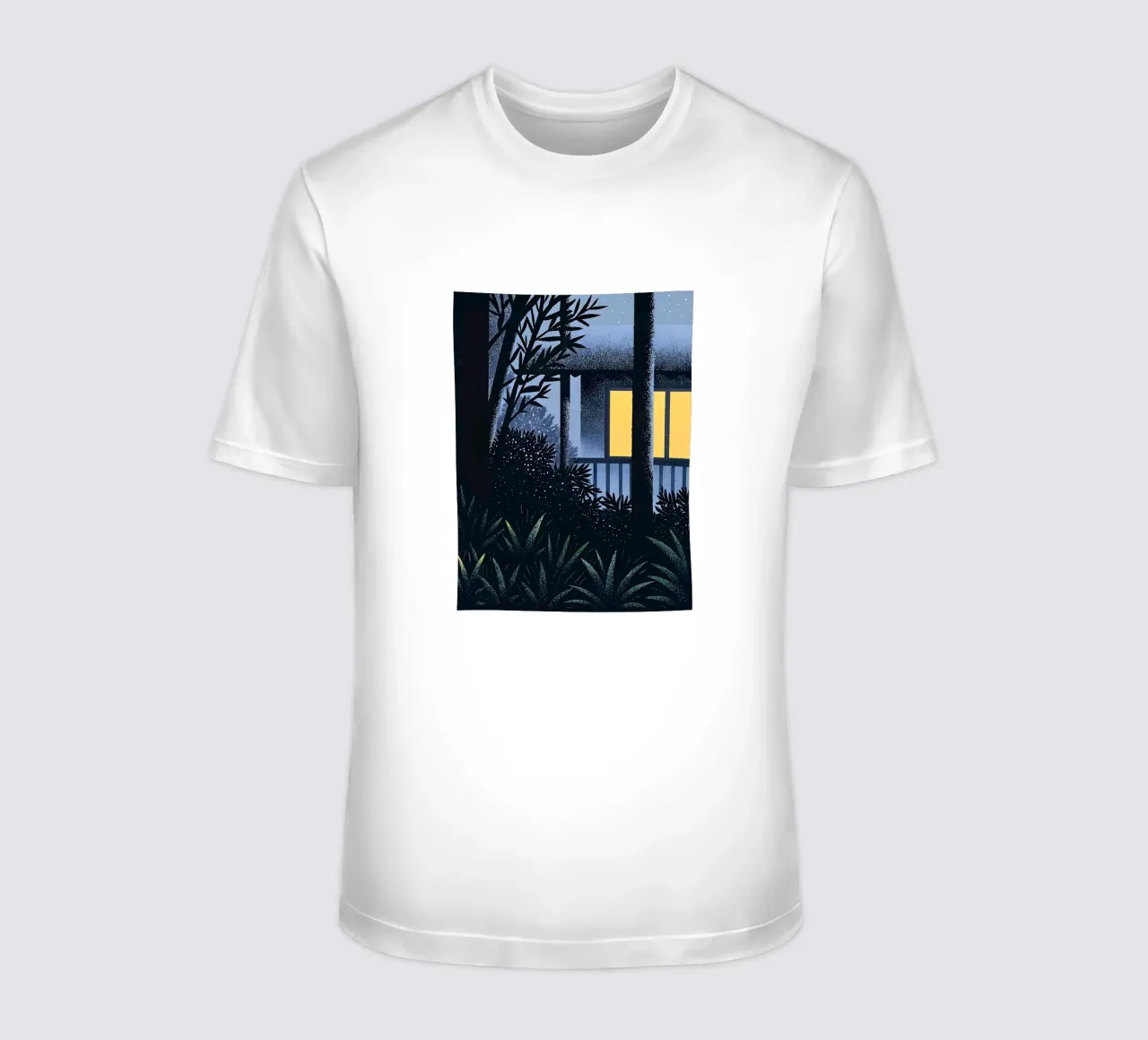 Garden and Tree View t-shirt by SOUL SHOP