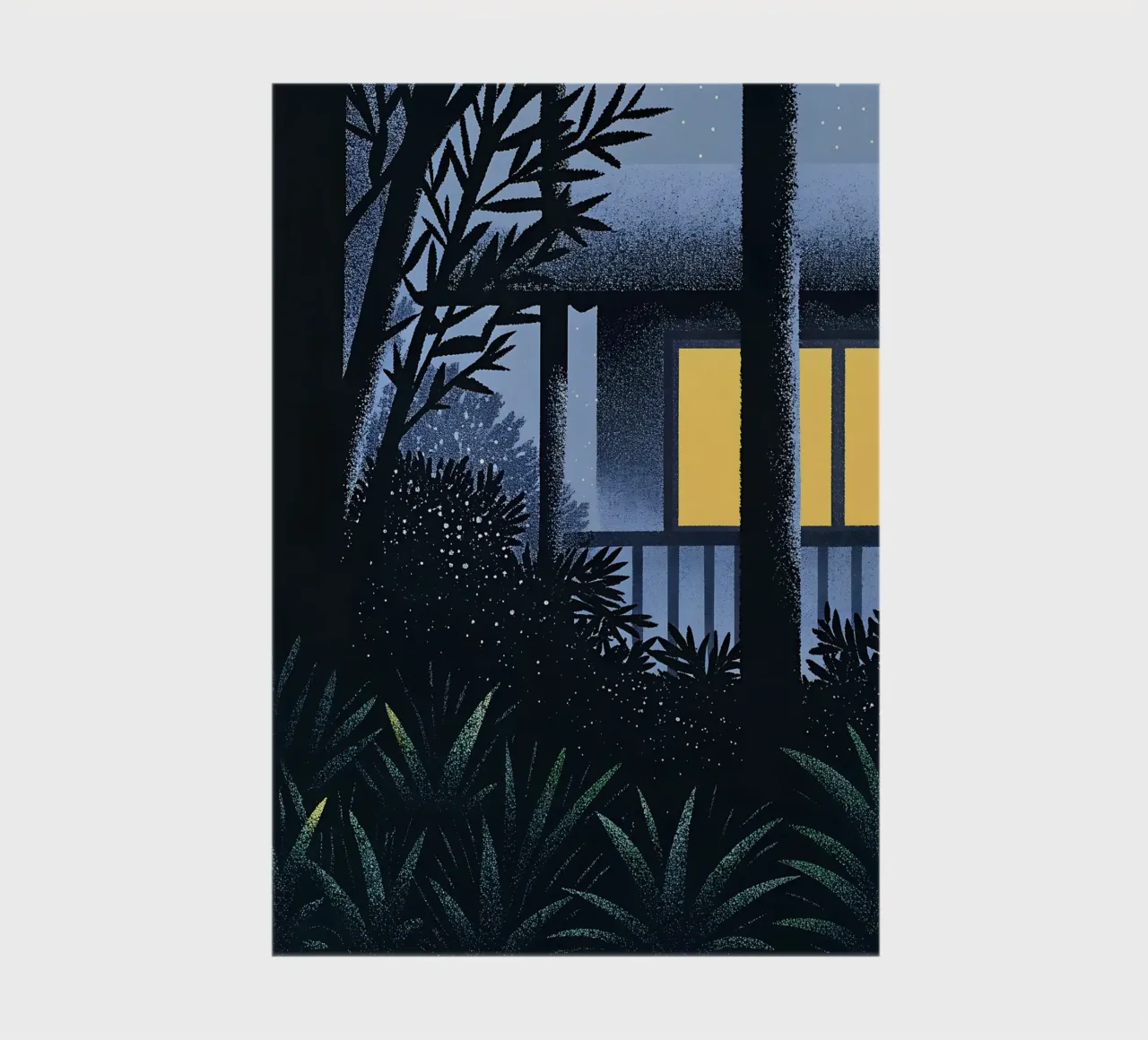 Garden and Tree View notebook by SOUL SHOP