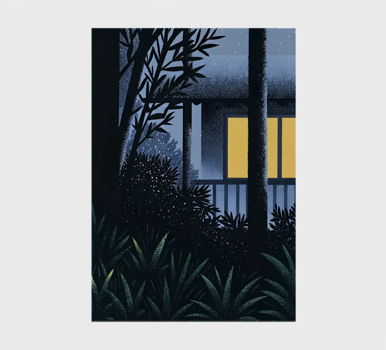 Garden and Tree View notebook by SOUL SHOP