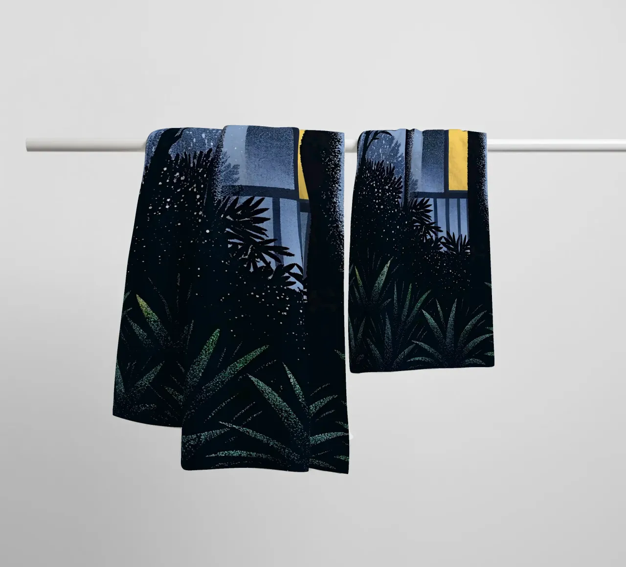 Garden and Tree View towel by SOUL SHOP