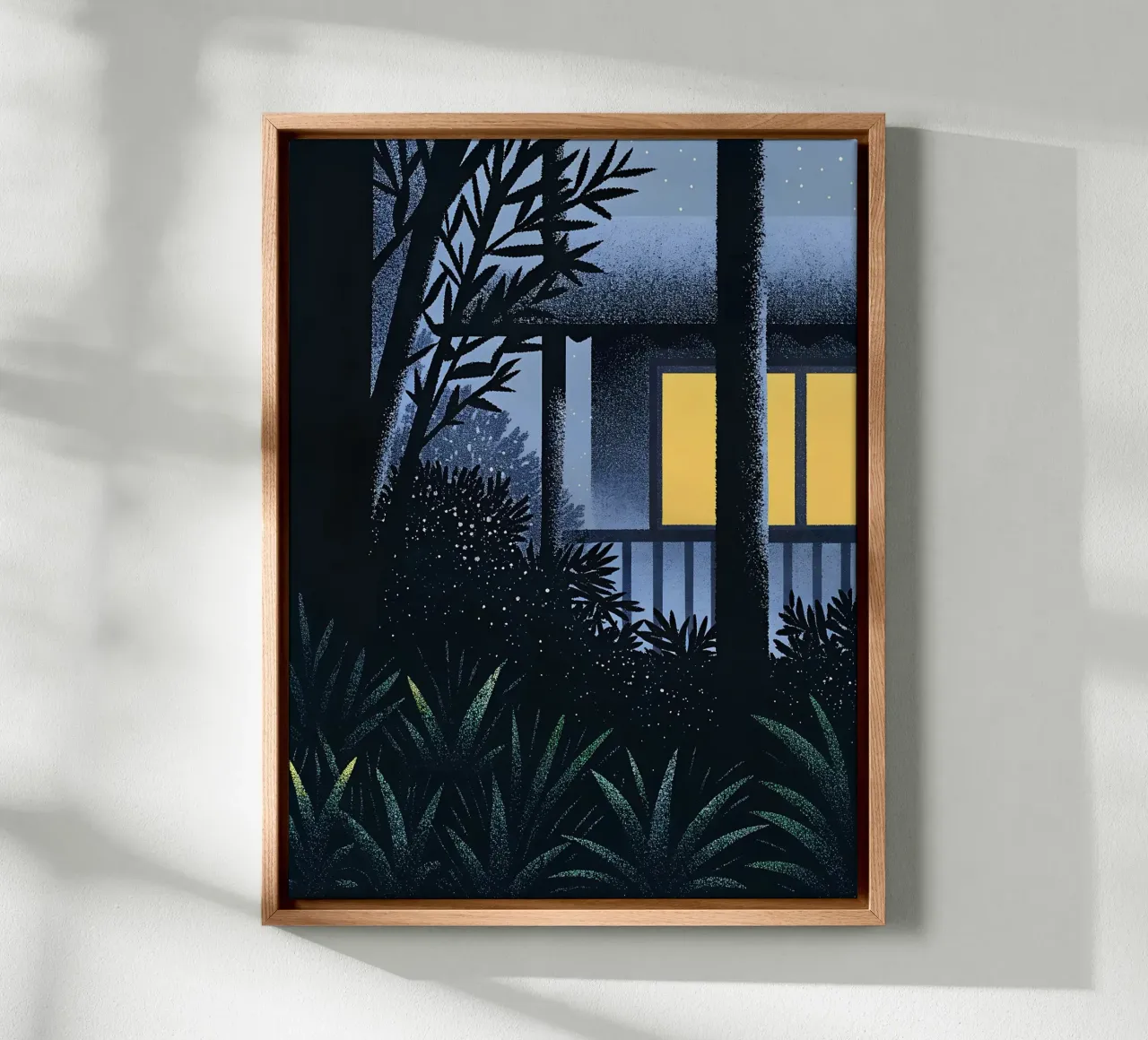 Garden and Tree View canvas by SOUL SHOP
