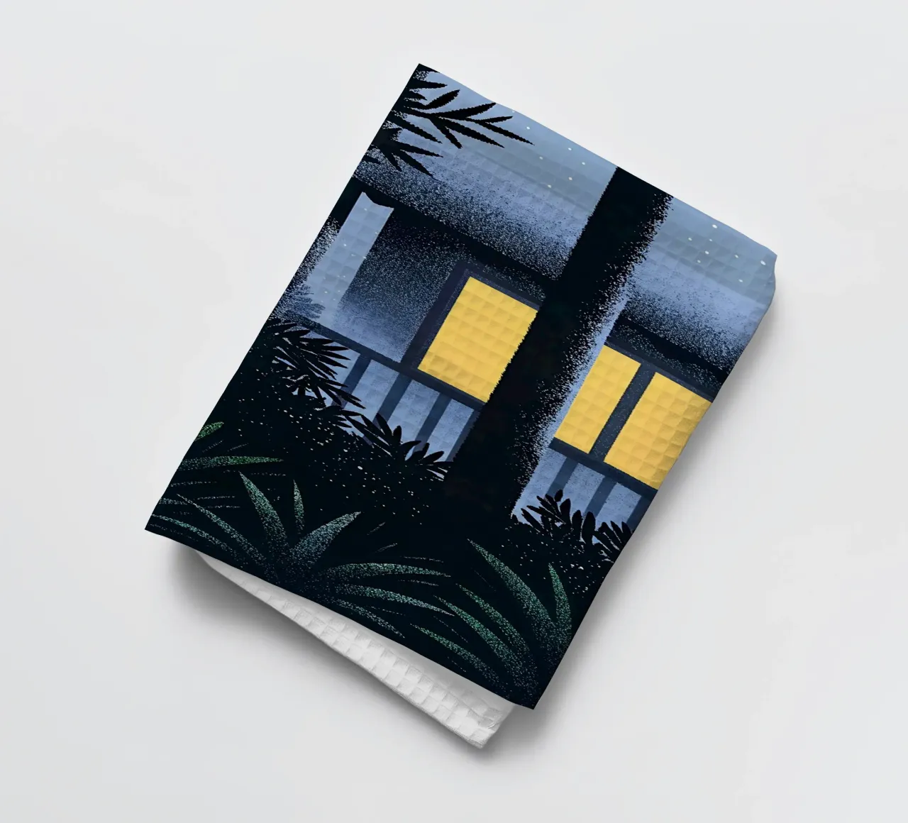 Vue sur les jardins et les arbres torchon de SOUL SHOP