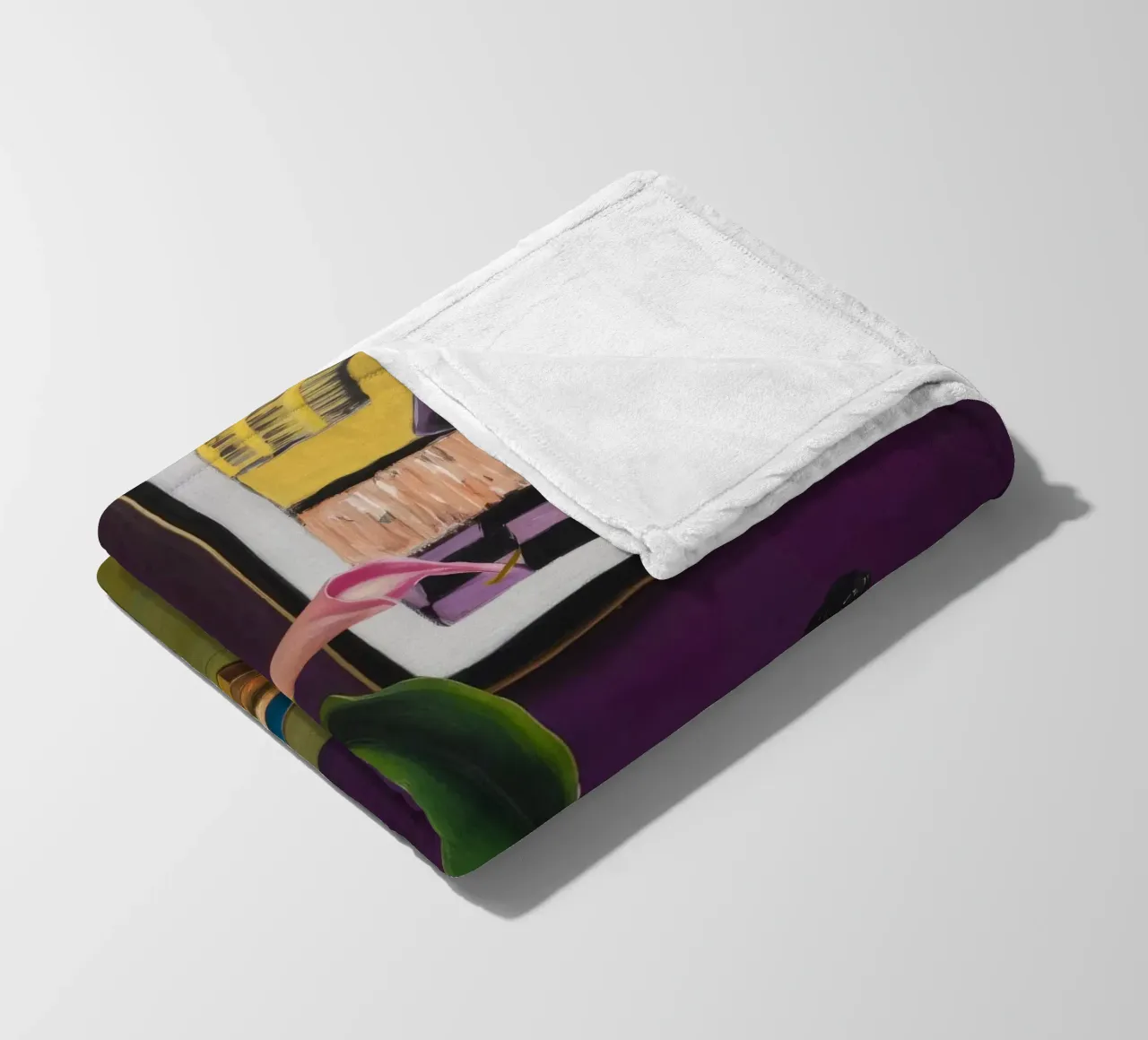 Cerise Lily Canines coperta in pile da Opal Strokes