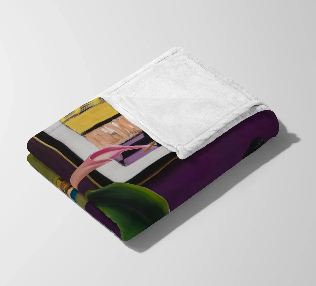 Cerise Lily Canines coperta in pile da Opal Strokes
