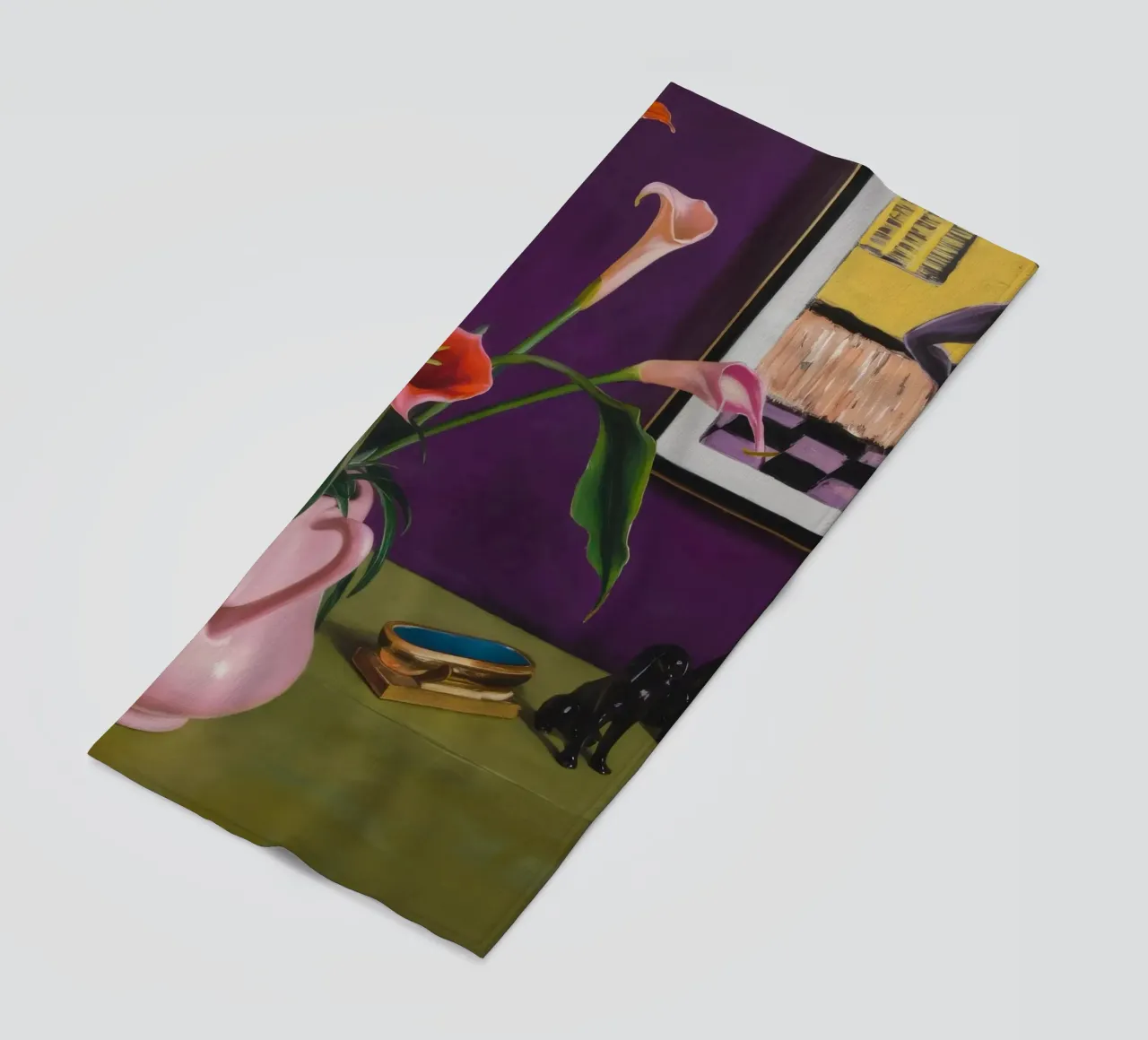 Cerise Lily Canines telo mare da Opal Strokes