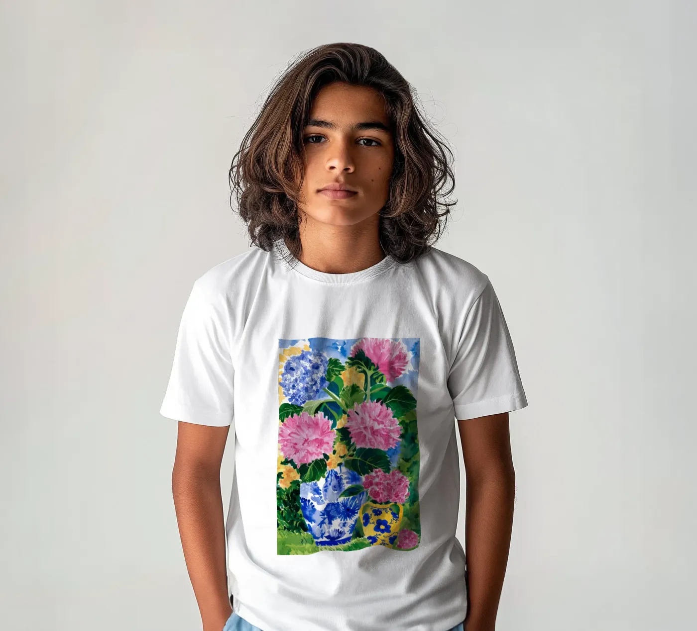 Kristalbloei Echo kinder t-shirt van Infinite Chroma