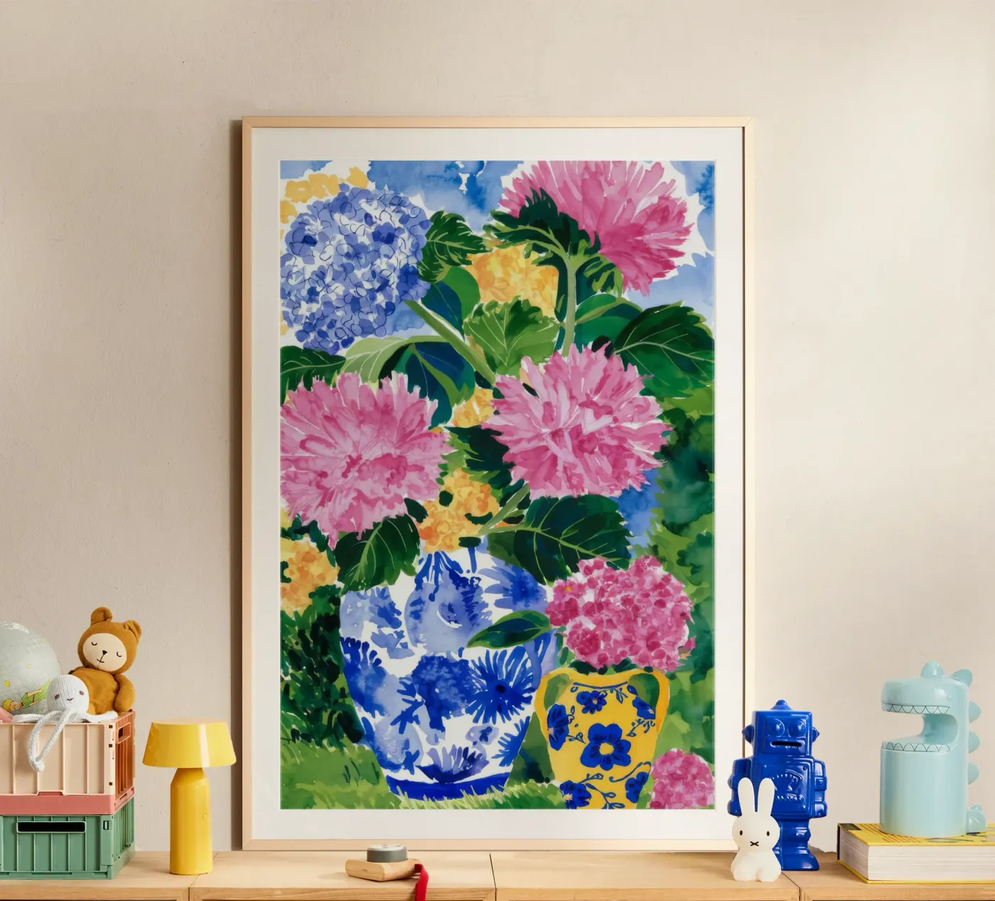 Kristalbloei Echo poster van Infinite Chroma