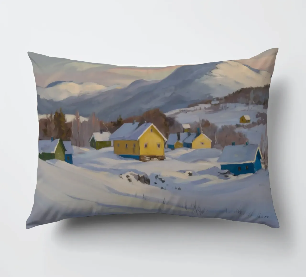 Solitudine invernale in baita cuscino da Radiance Landscape