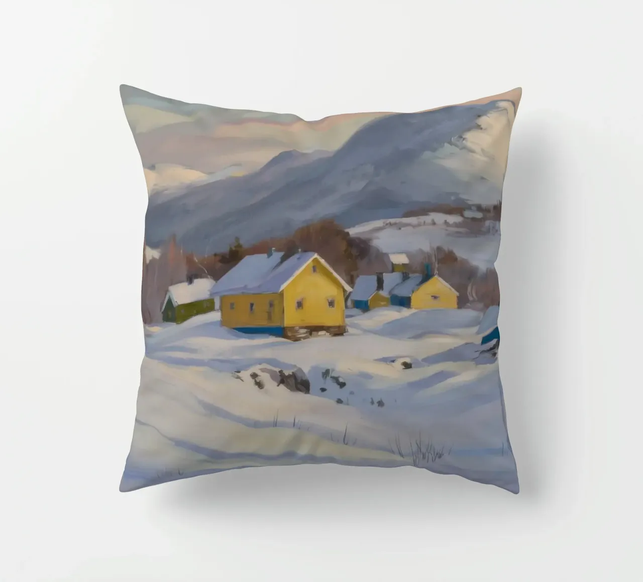 Solitudine invernale in baita cuscino da Radiance Landscape