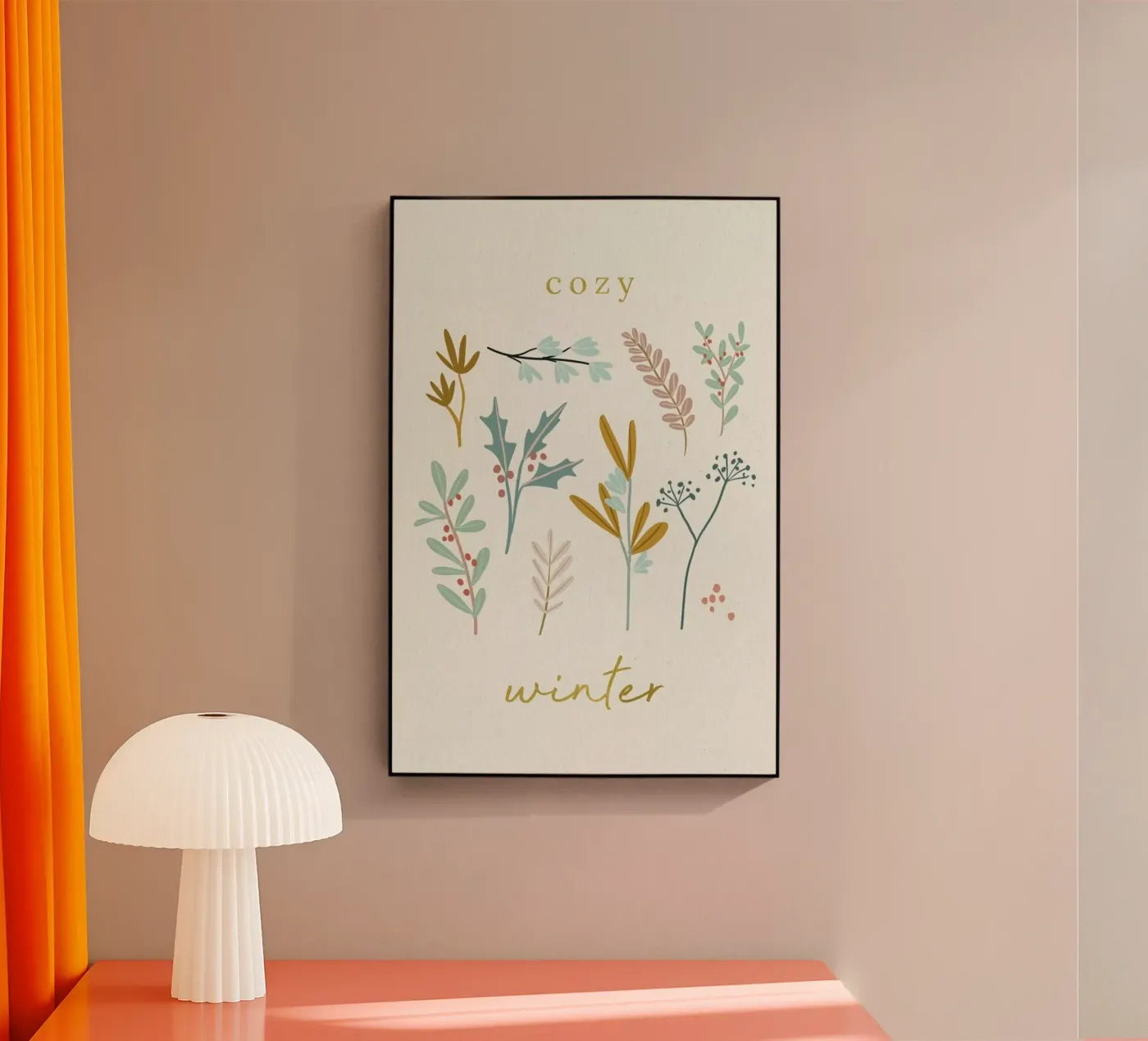 Cozy Winter Acryl-Glas von Goed Blauw