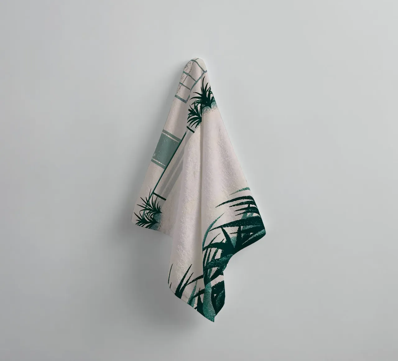 Front Garden towel by SOUL SHOP
