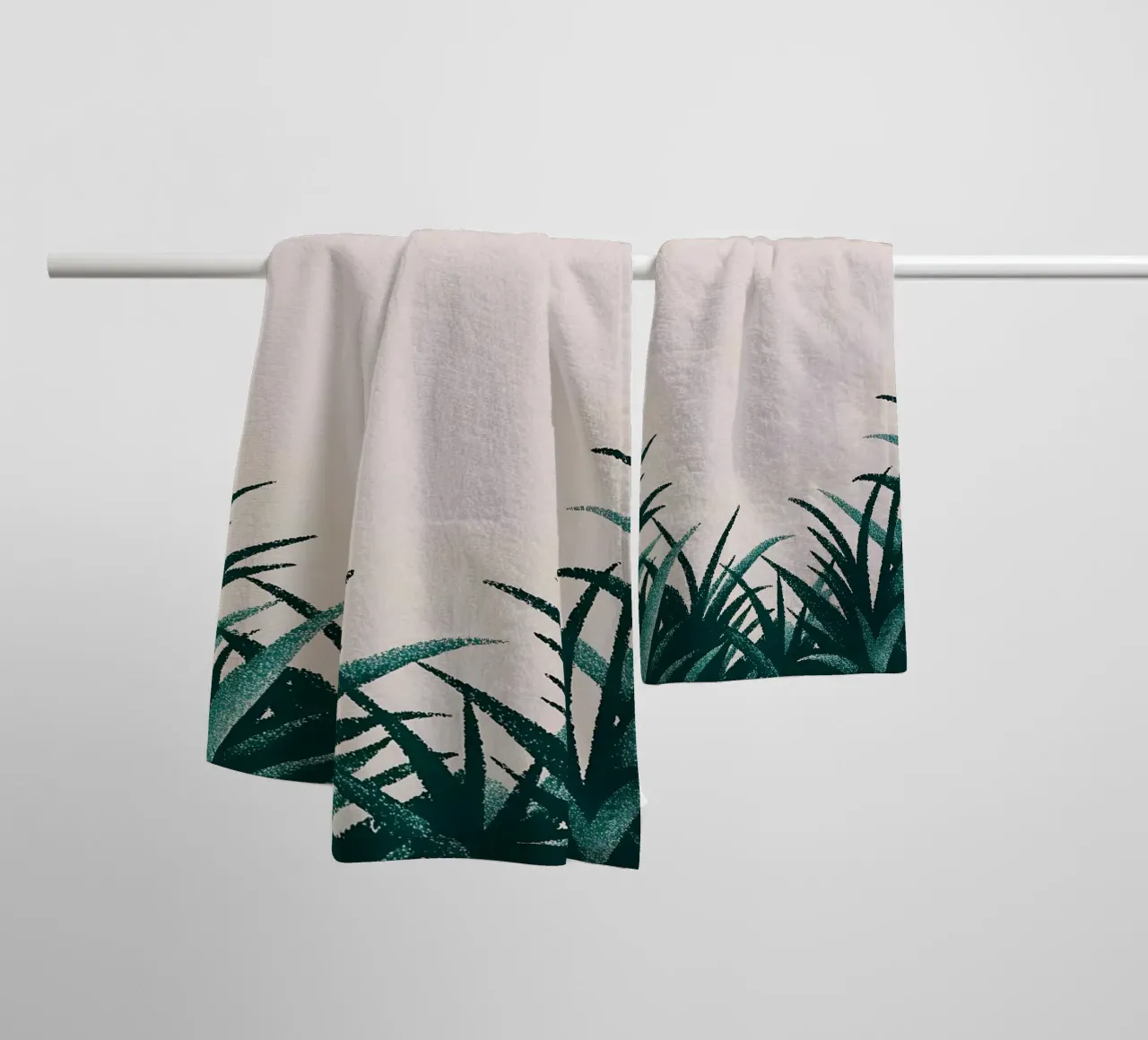 Front Garden towel by SOUL SHOP