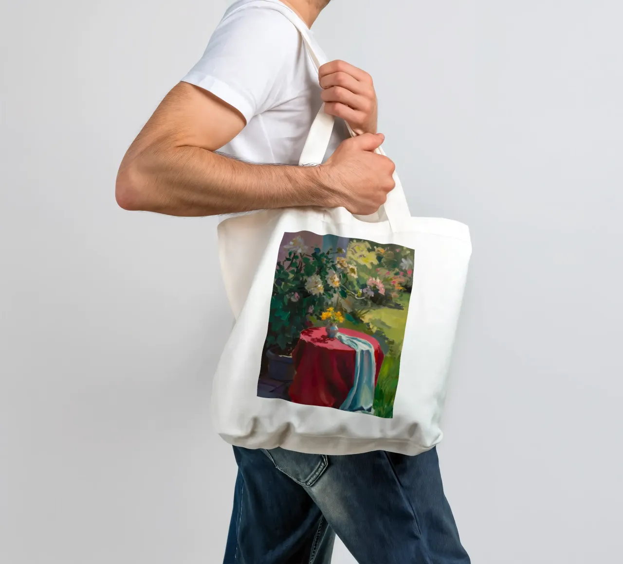 Al Fresco Gold borsa in juta da Celestial Harmony