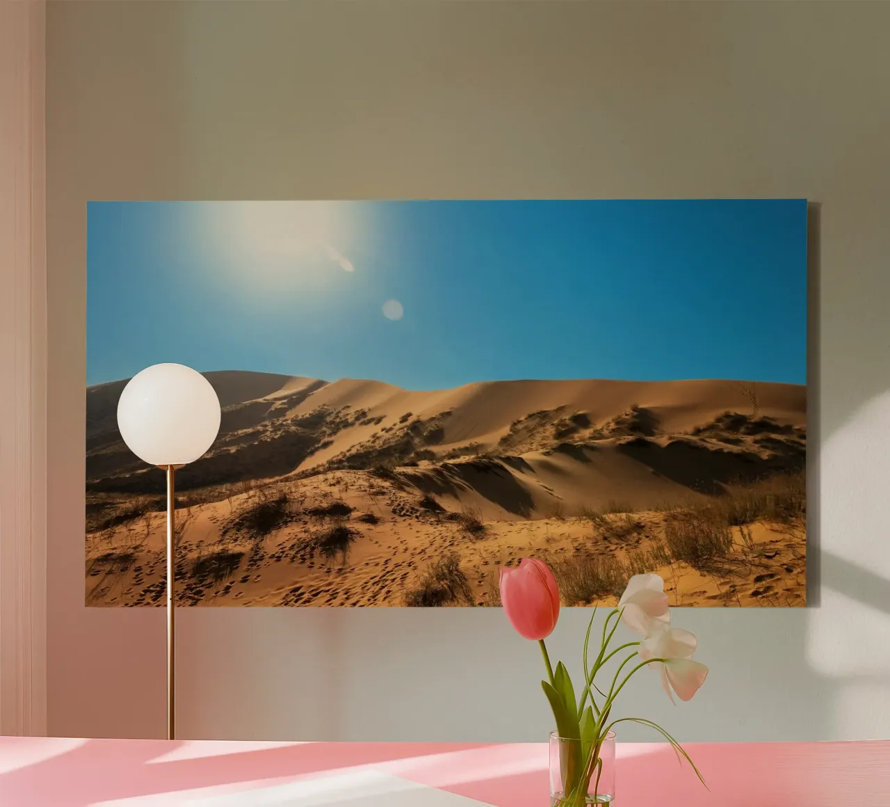 dune luminose tela con Cornice a cassetta da life of sands