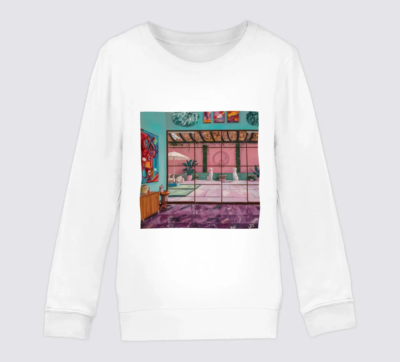 Roseate Patio Calm felpa bambino da Opal Strokes