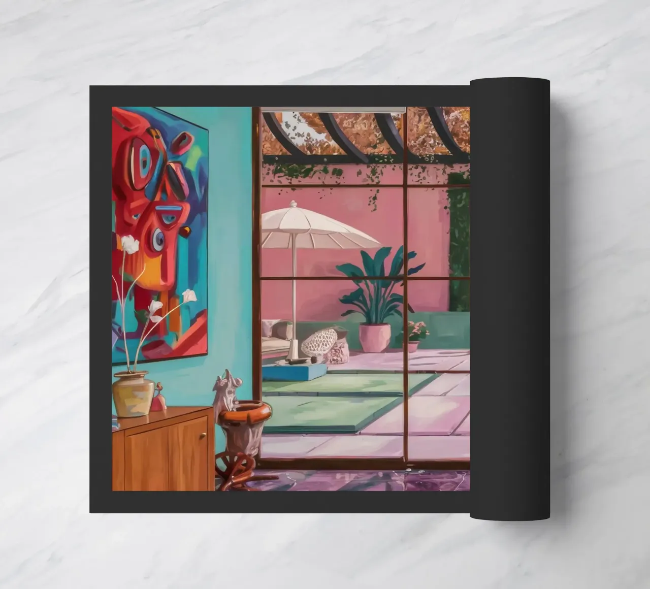 Roseate Patio Calm zerbino da Opal Strokes
