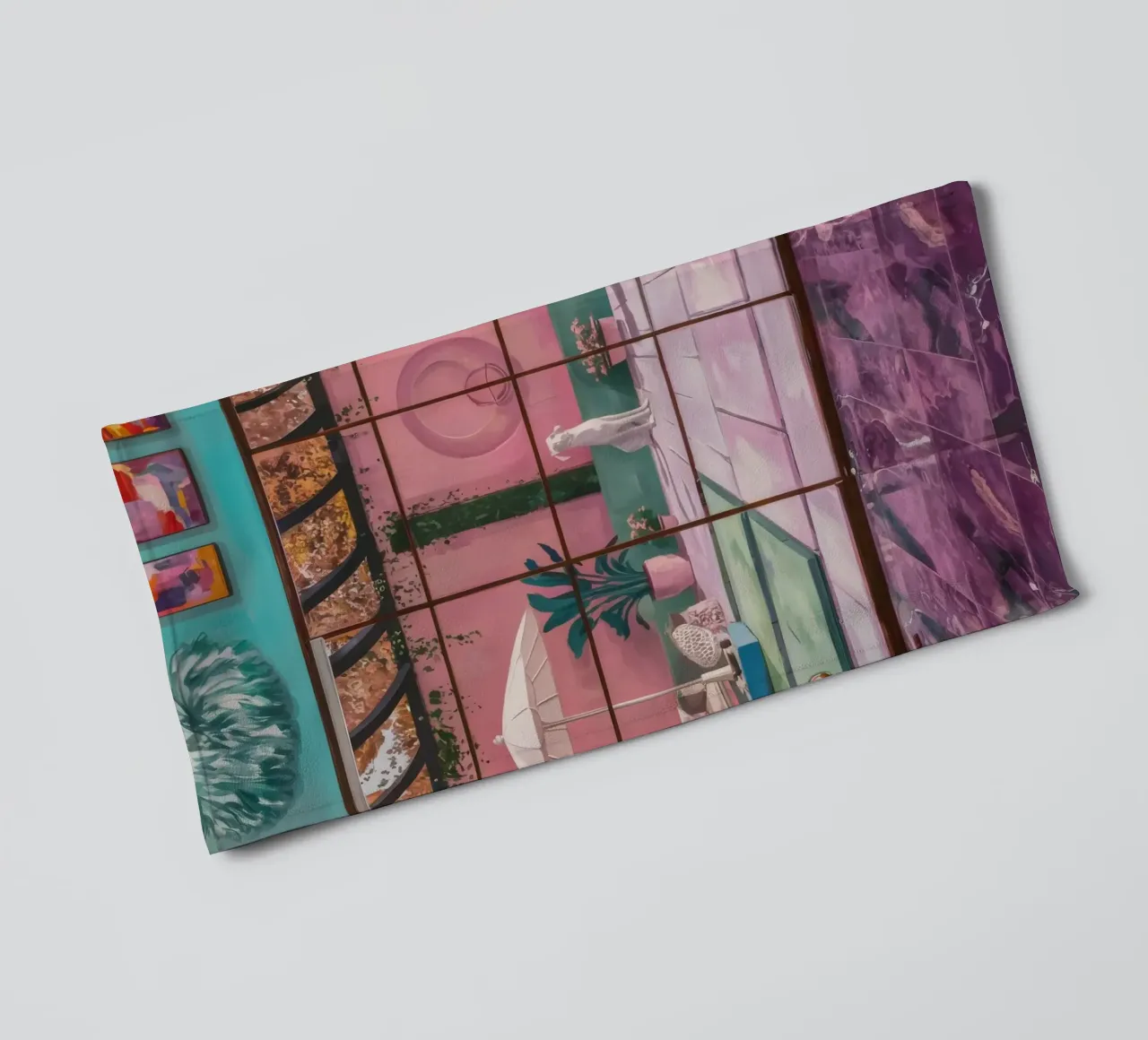 Roseate Patio Calm asciugamano da bagno da Opal Strokes