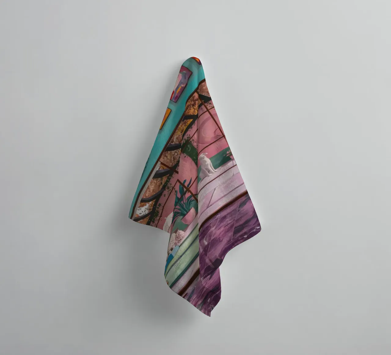 Roseate Patio Calm asciugamano da bagno da Opal Strokes