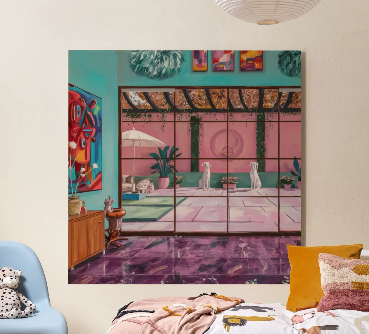 Roseate Patio Calm plexiglass da Opal Strokes
