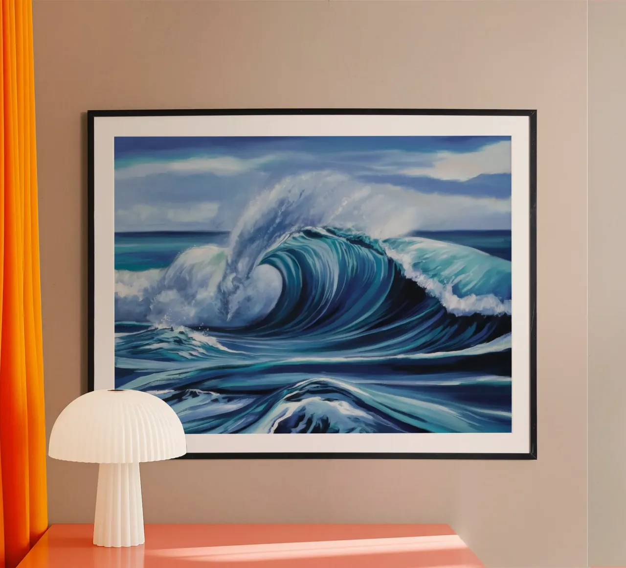 Potenza oceanica Crest carta hahnemühle da Dream Spectrum