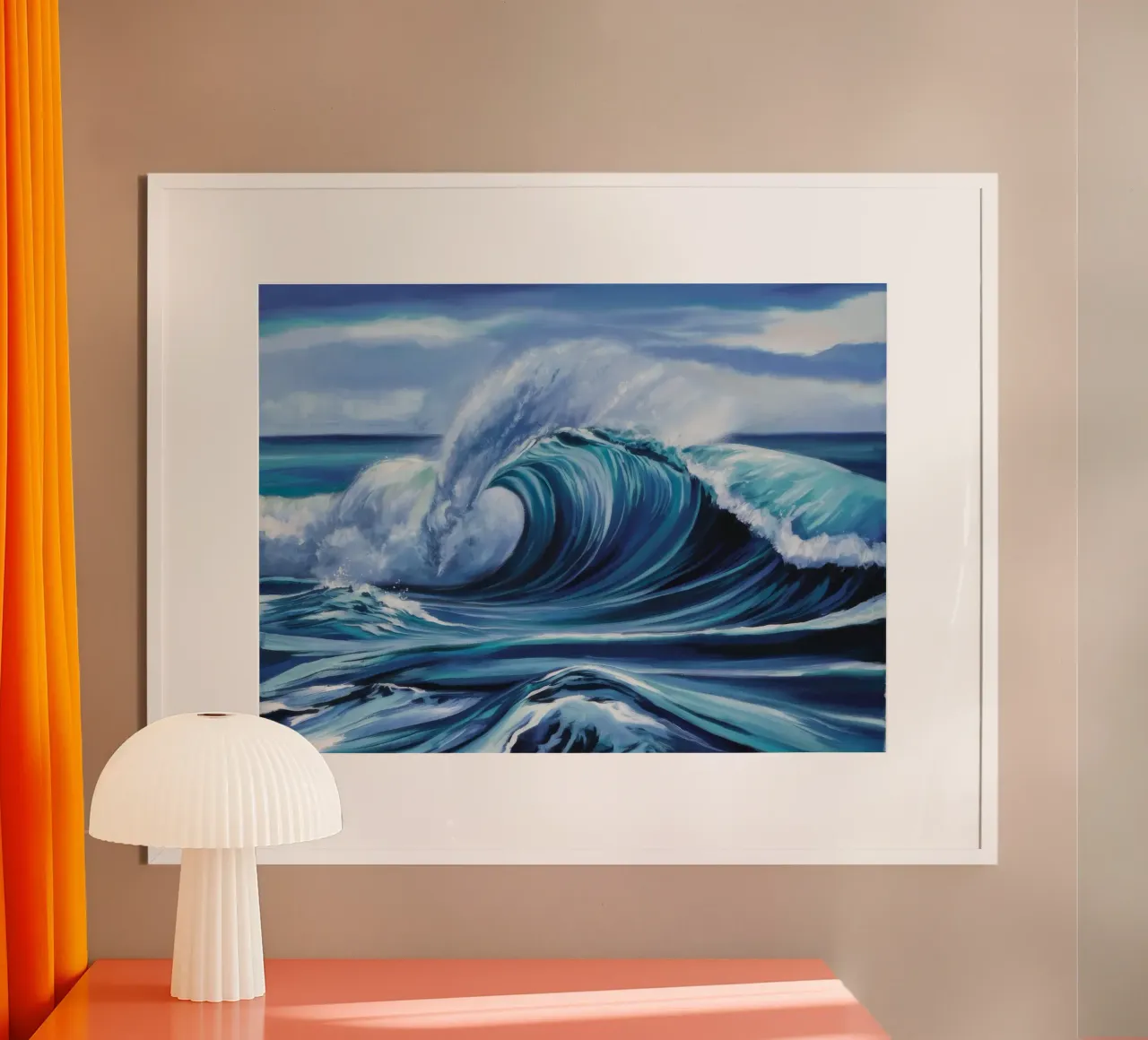 Potenza oceanica Crest carta hahnemühle da Dream Spectrum