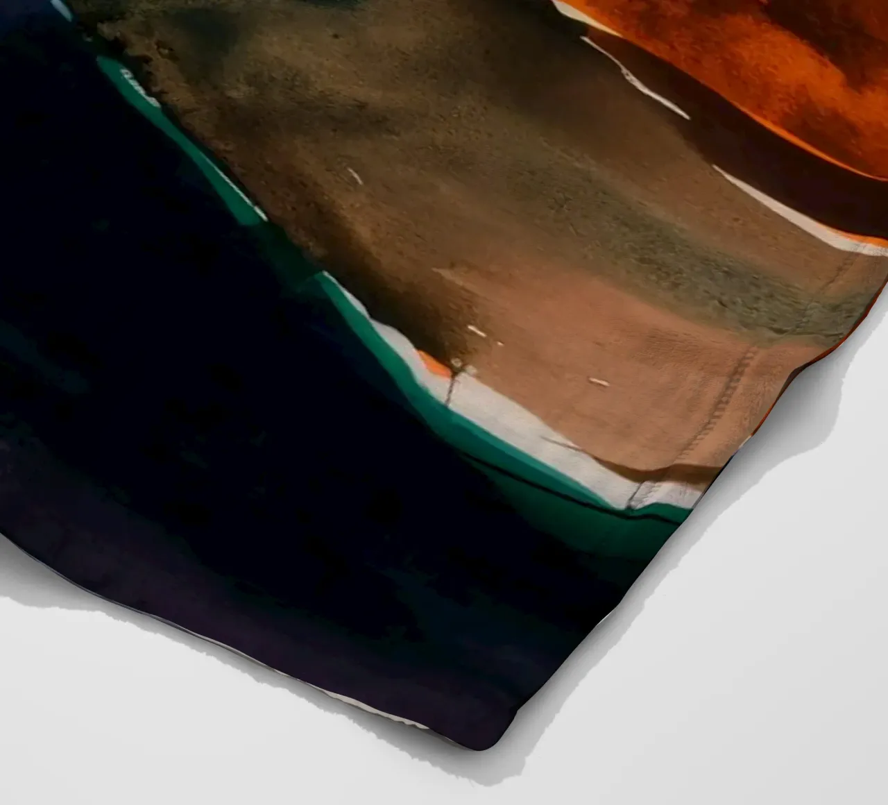 Acquerello Mountain Mood coperta in pile da Silk Palette