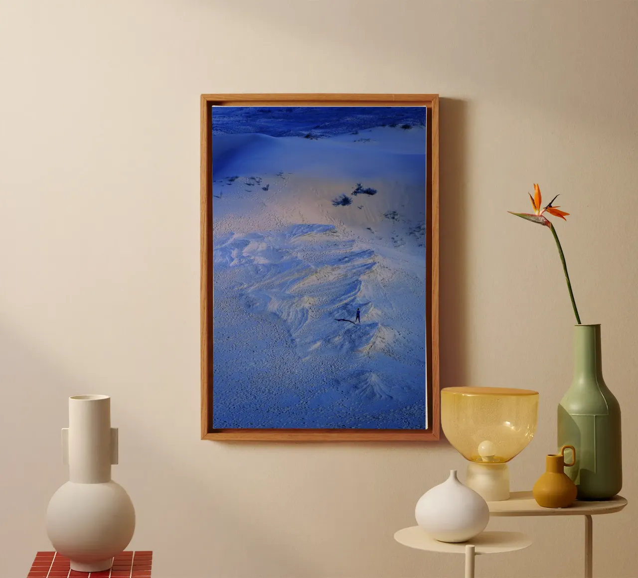solitude canvas with Floater frame by life of sands