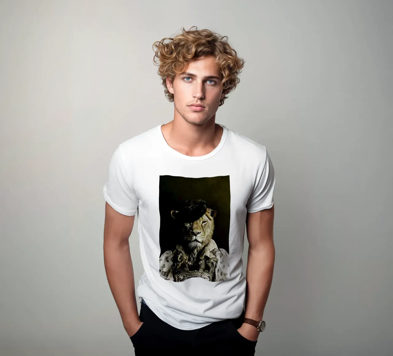 Classy Lioness t-shirt by Wouter Rikken