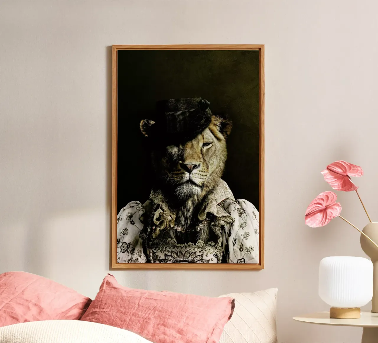 Classy Lioness alluminio dibond da Wouter Rikken