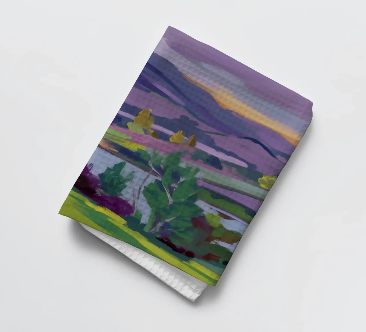 Printemps de montagne pastel torchon de Radiance Landscape