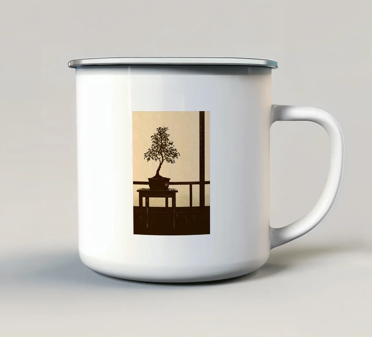 Piante bonsai tazza in smalto da SOUL SHOP