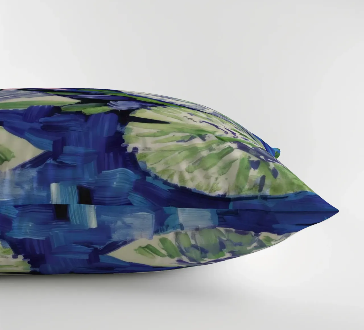 Lotus Pond Serenity decorative cushion by Dream Spectrum