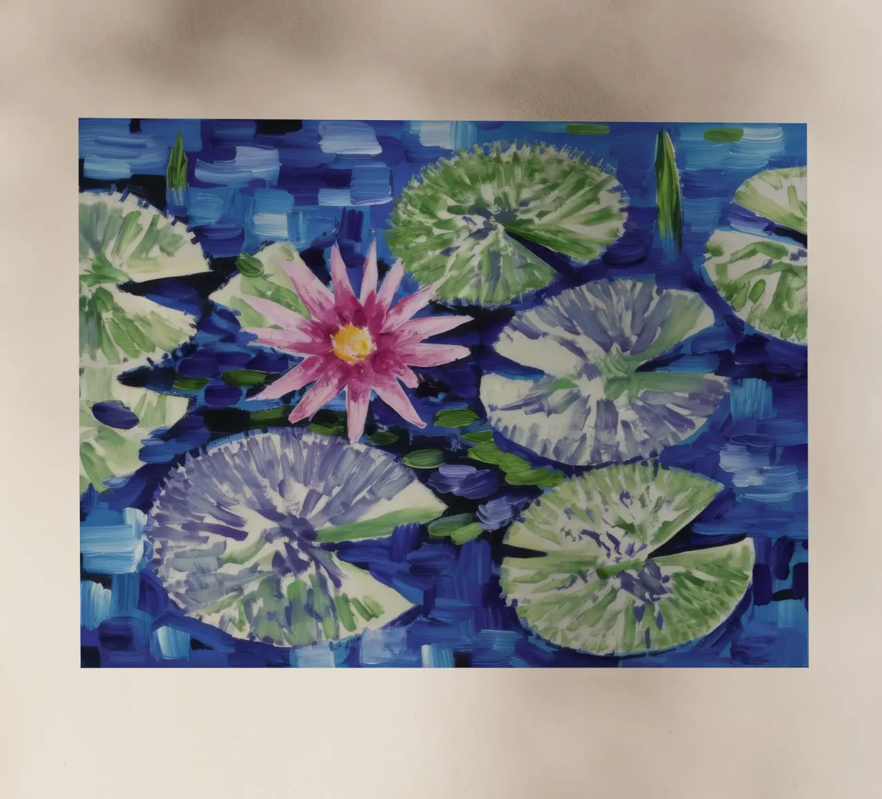 Lotus Pond Serenity backlit film by Dream Spectrum