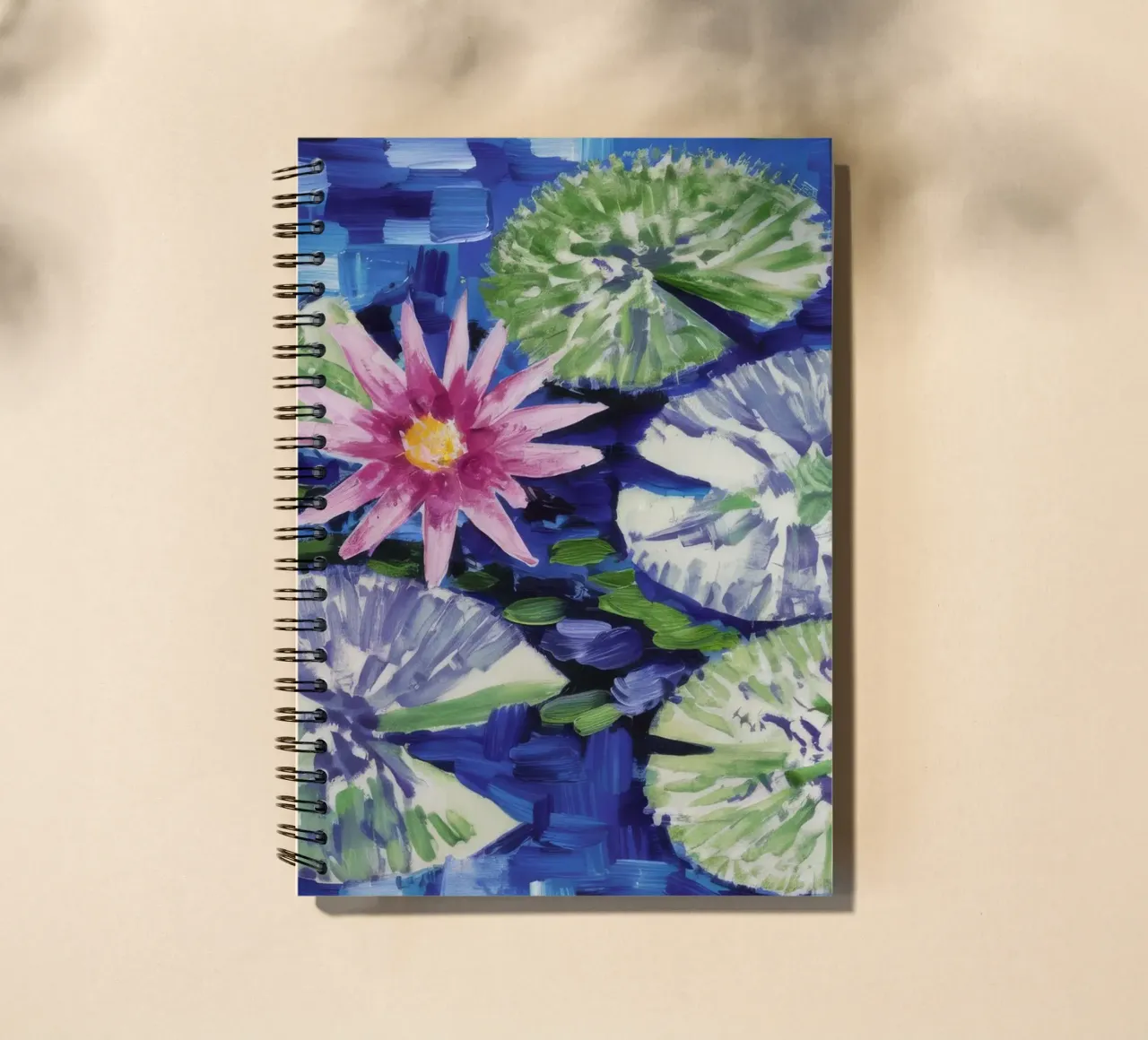 Lotusvijver Sereniteit notitieboek met spiraal van Dream Spectrum