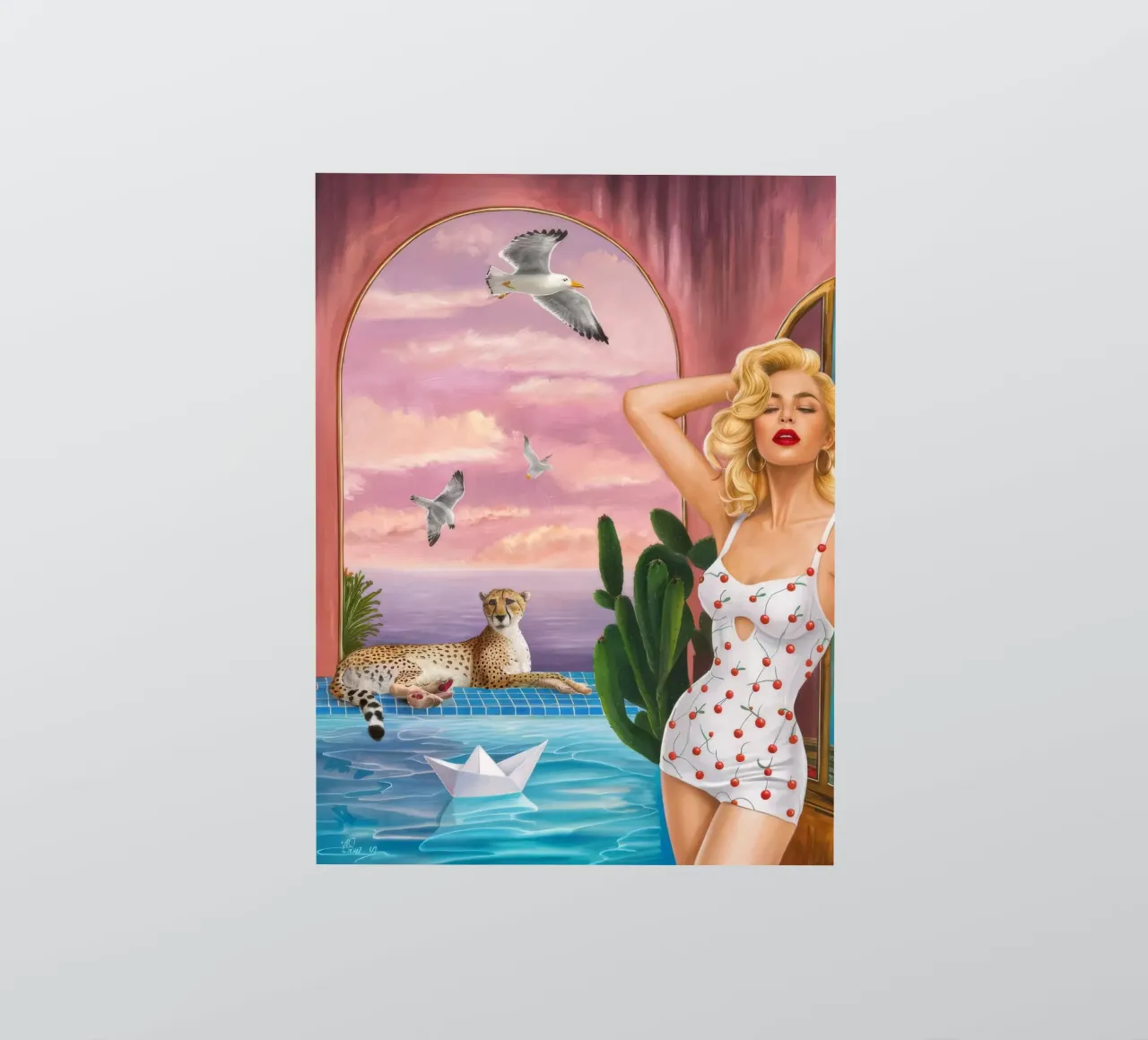 Retro Wave Siren adesivo da Infinite Chroma