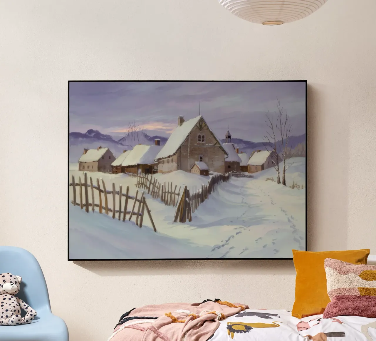 Cascina Snowbound Pace plexiglass da Radiance Landscape