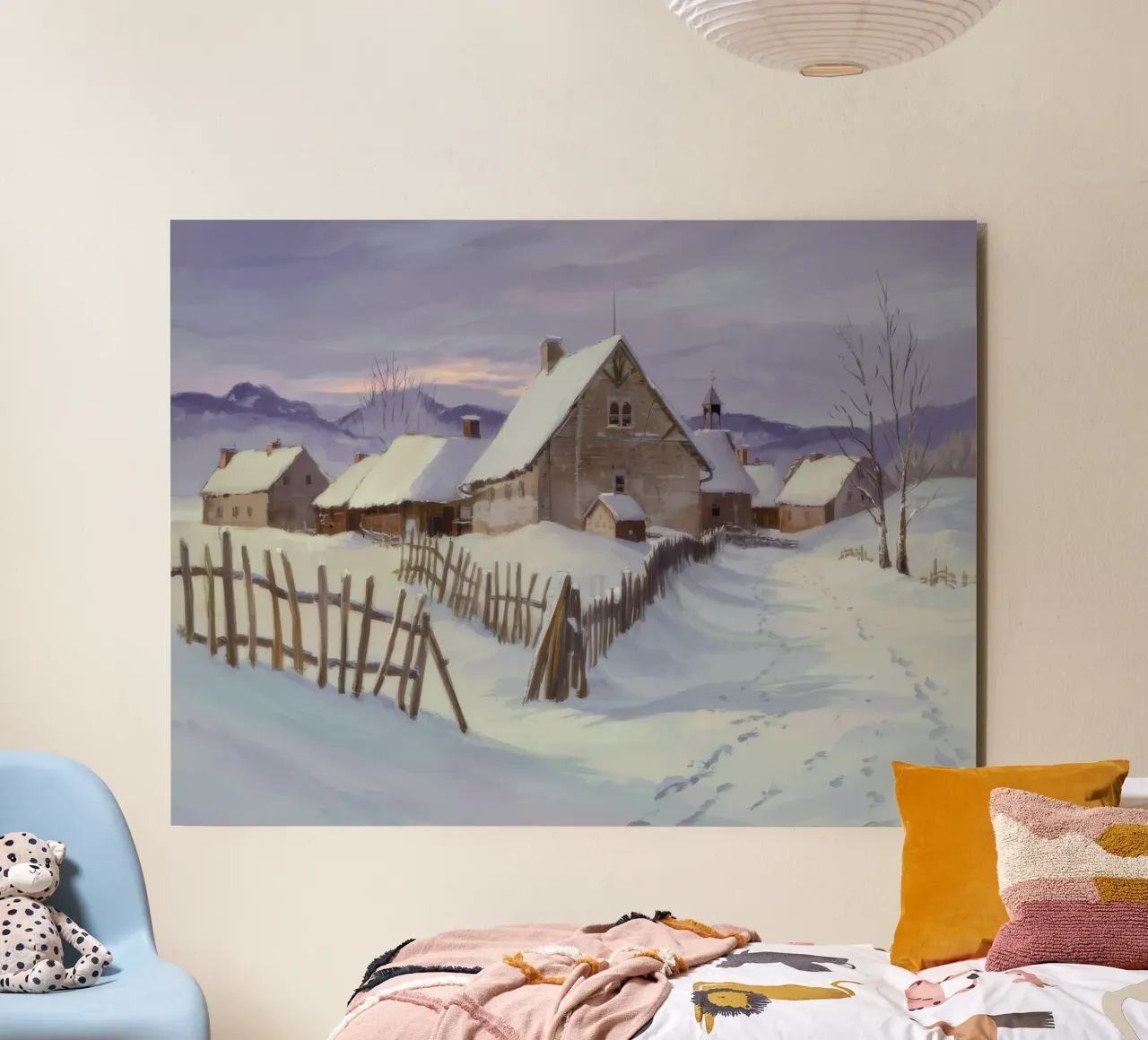 Cascina Snowbound Pace alluminio dibond da Radiance Landscape