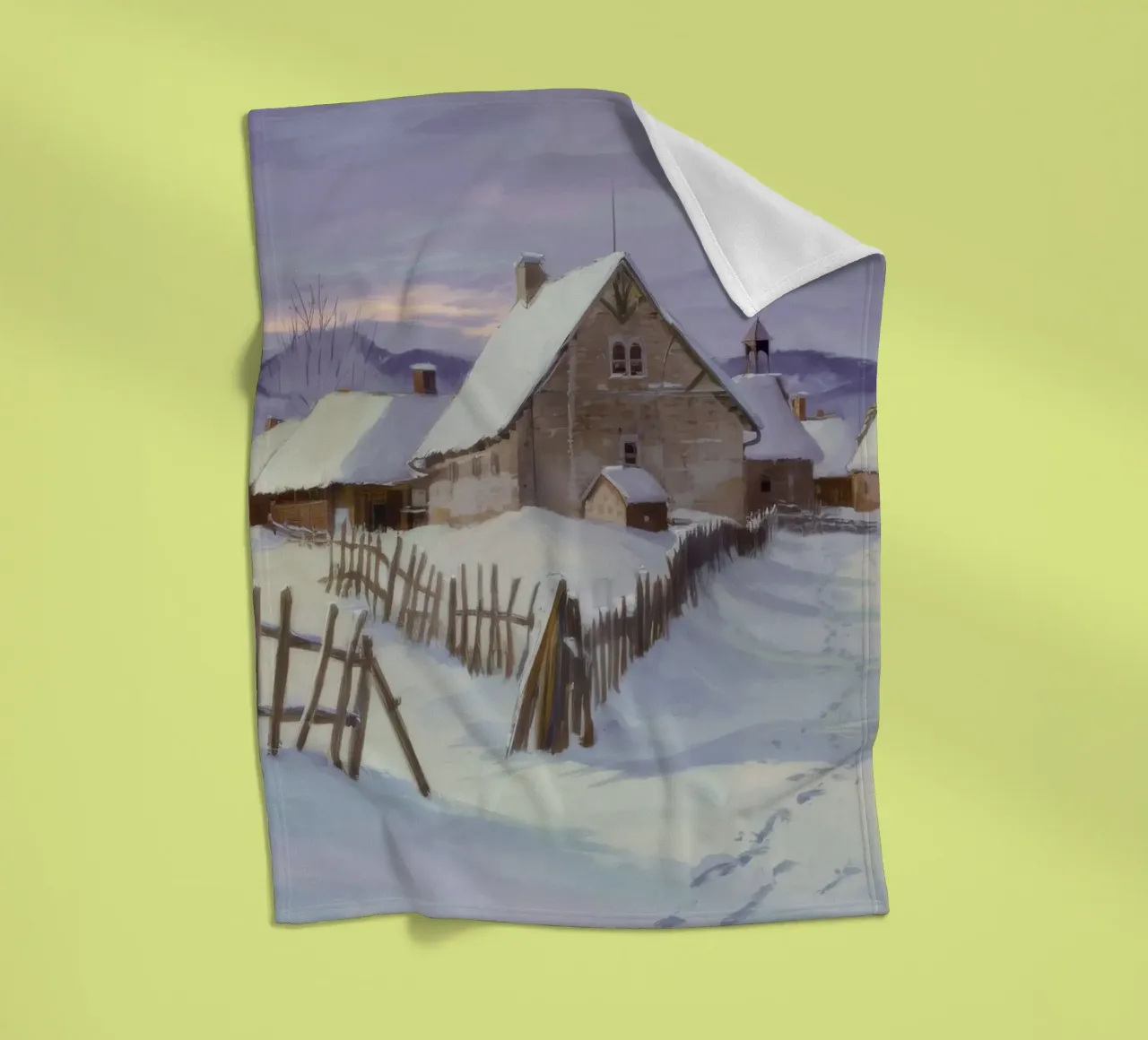 Cascina Snowbound Pace coperta in pile da Radiance Landscape