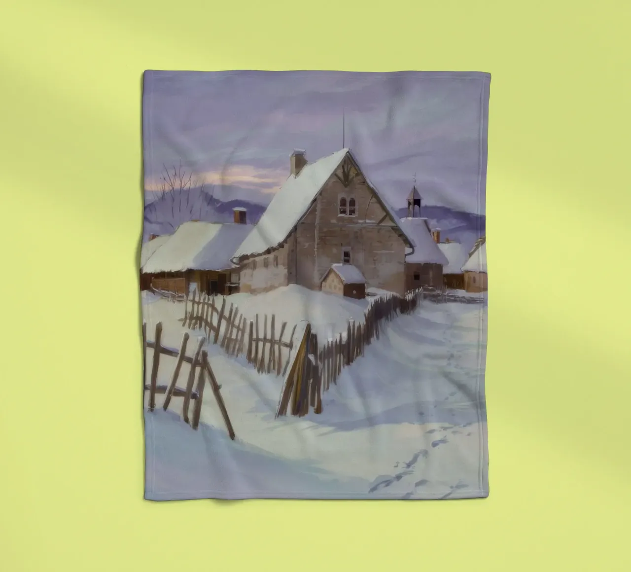 Cascina Snowbound Pace coperta in pile da Radiance Landscape