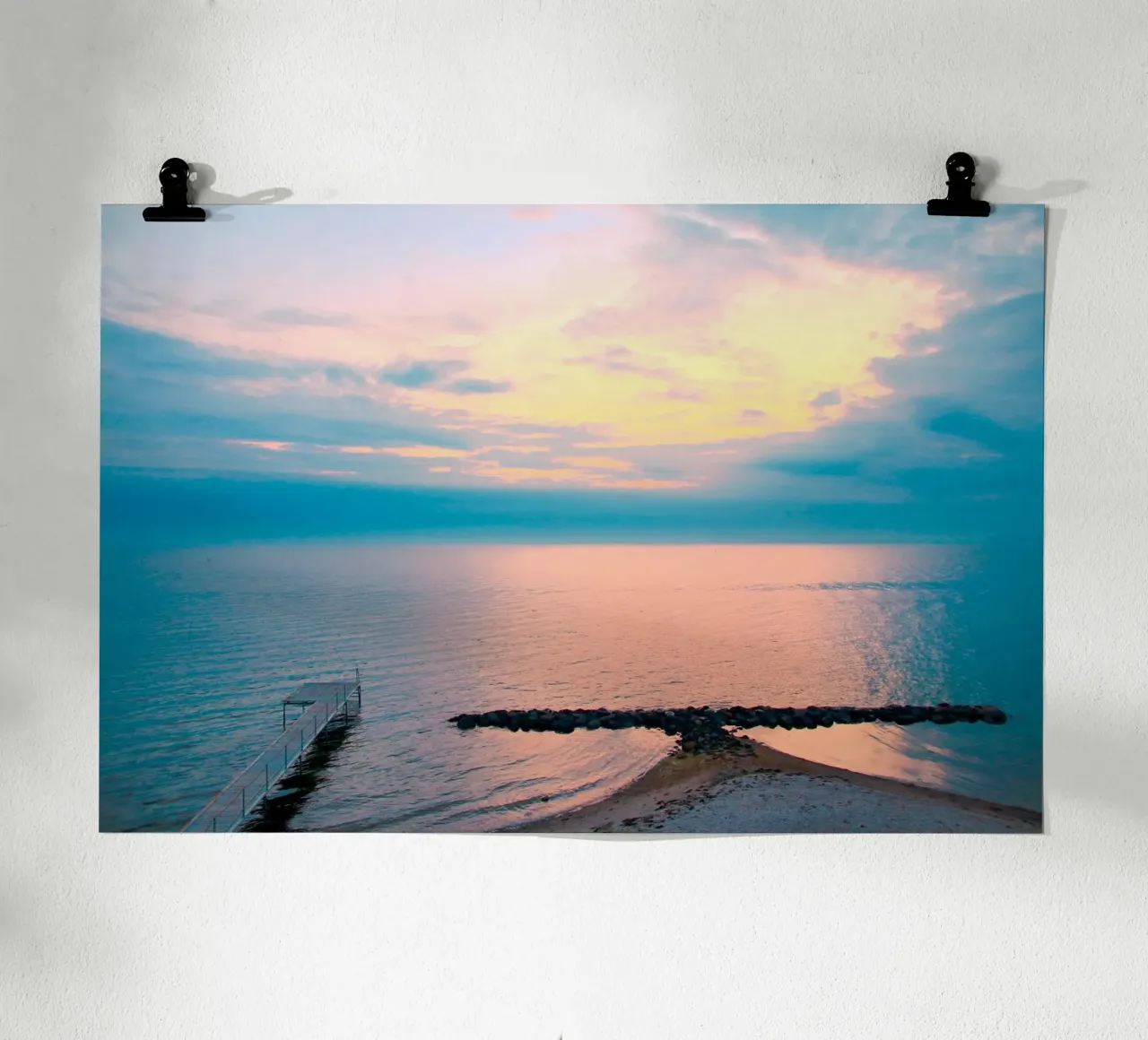 molo oceanico poster da space words