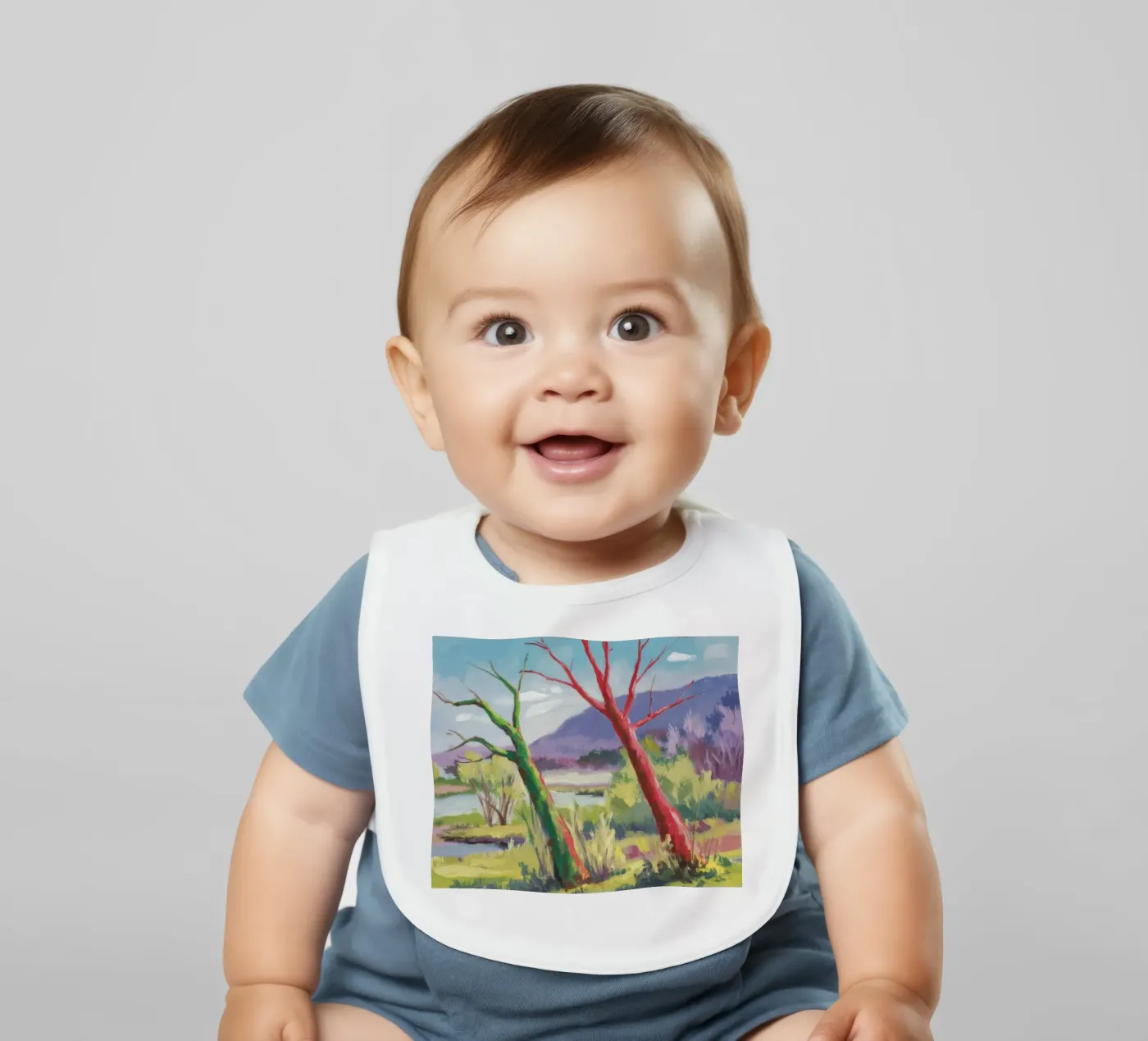 Karminbaum-Pfad Babylätzchen von Celestial Harmony