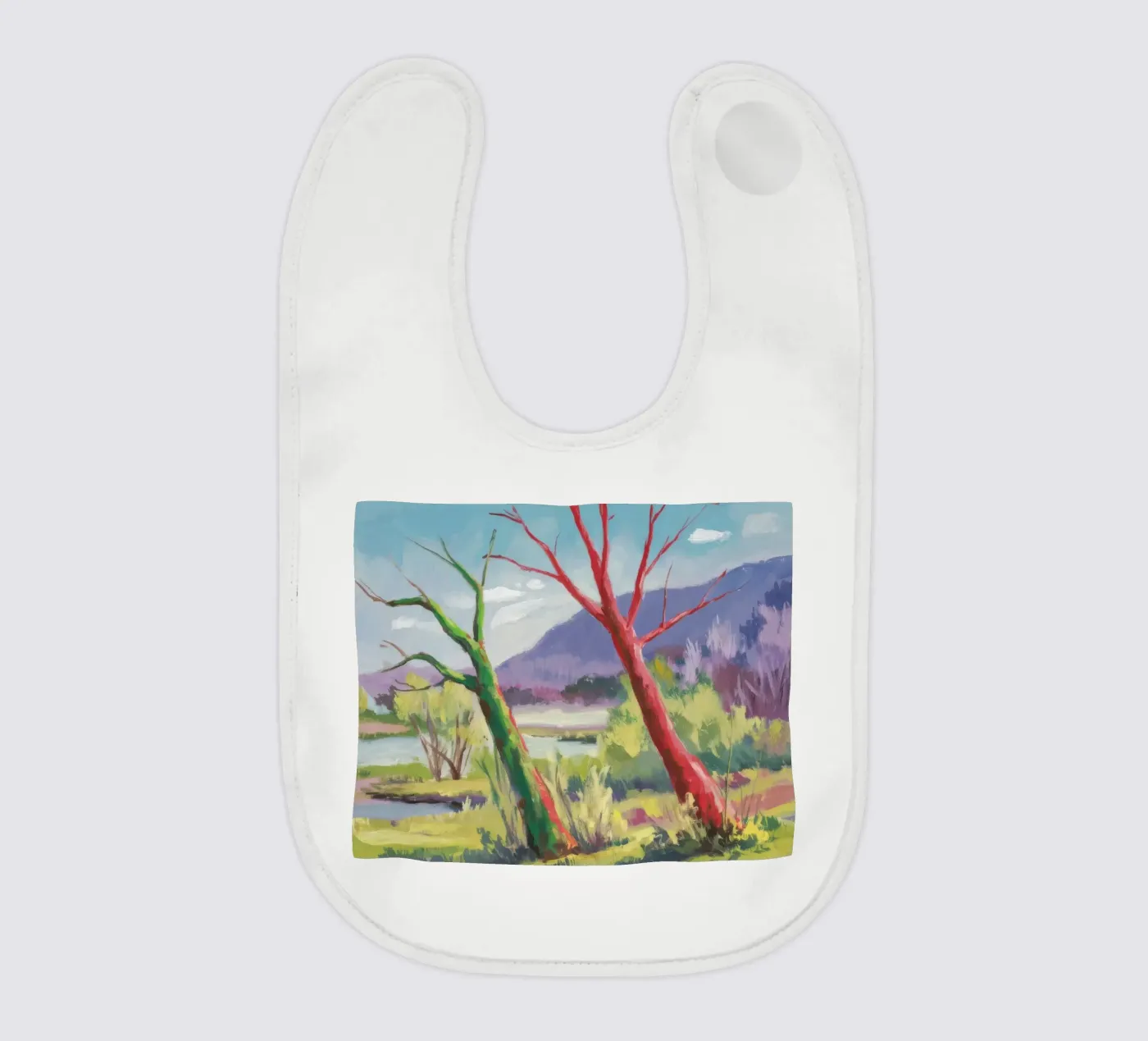 Karminbaum-Pfad Babylätzchen von Celestial Harmony