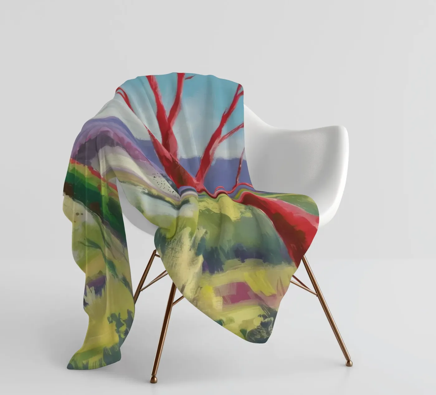 Crimson Tree Path fleecedeken van Celestial Harmony