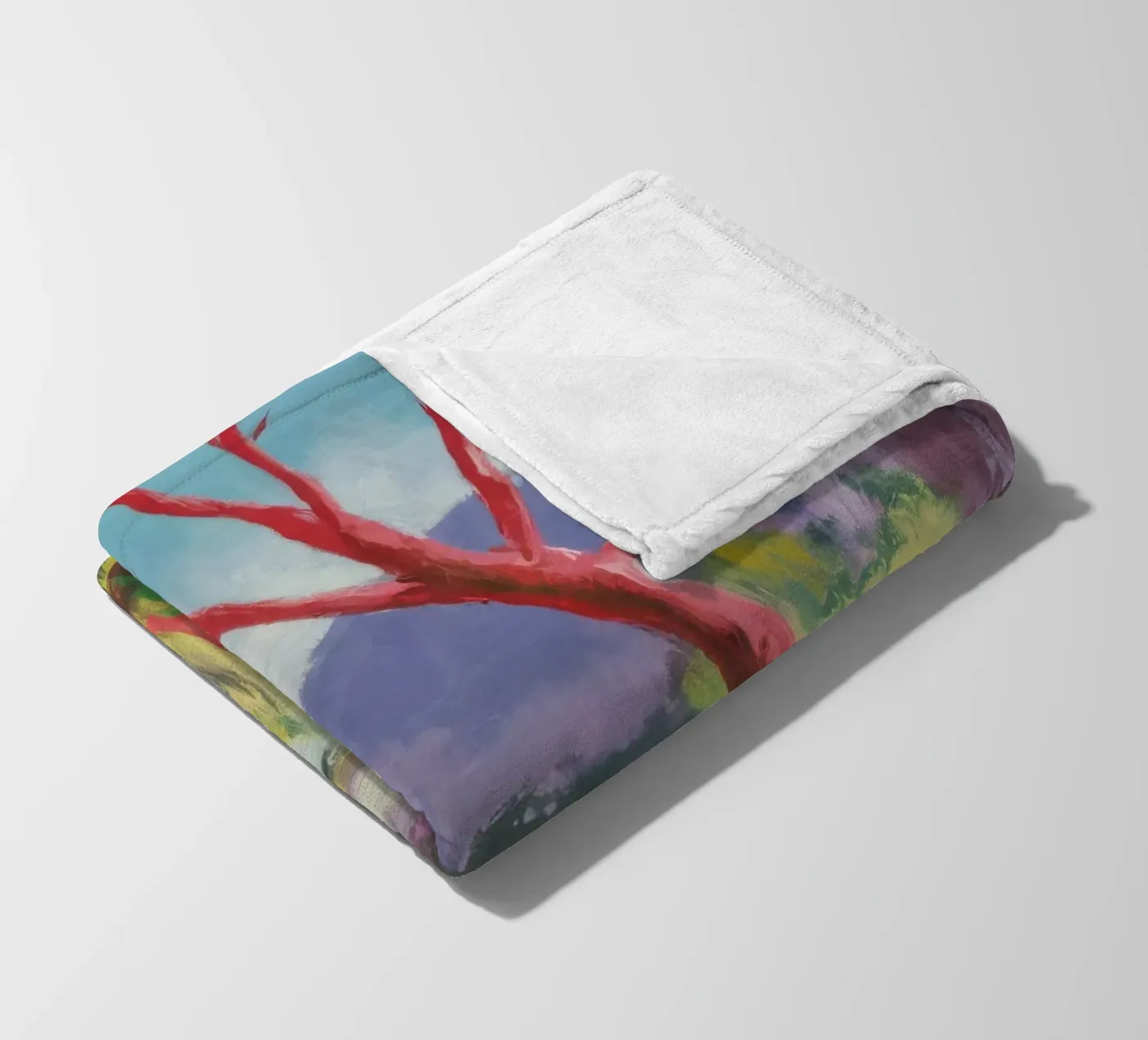 Crimson Tree Path fleecedeken van Celestial Harmony