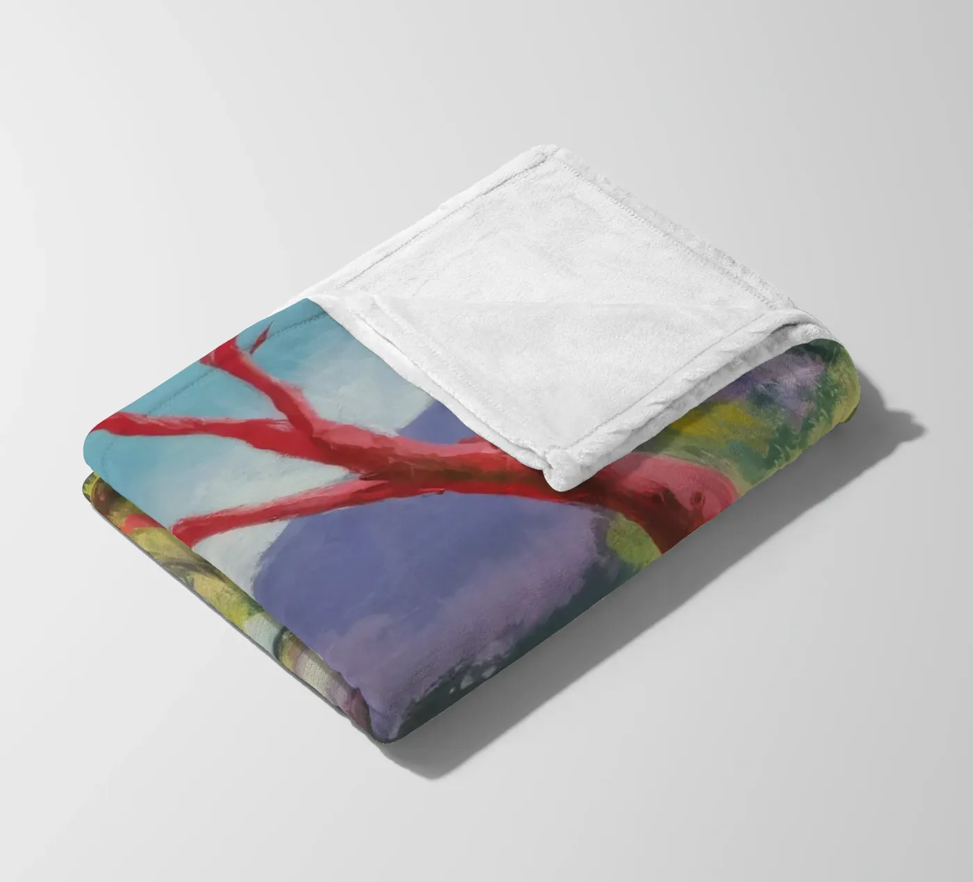 Crimson Tree Path fleecedeken van Celestial Harmony