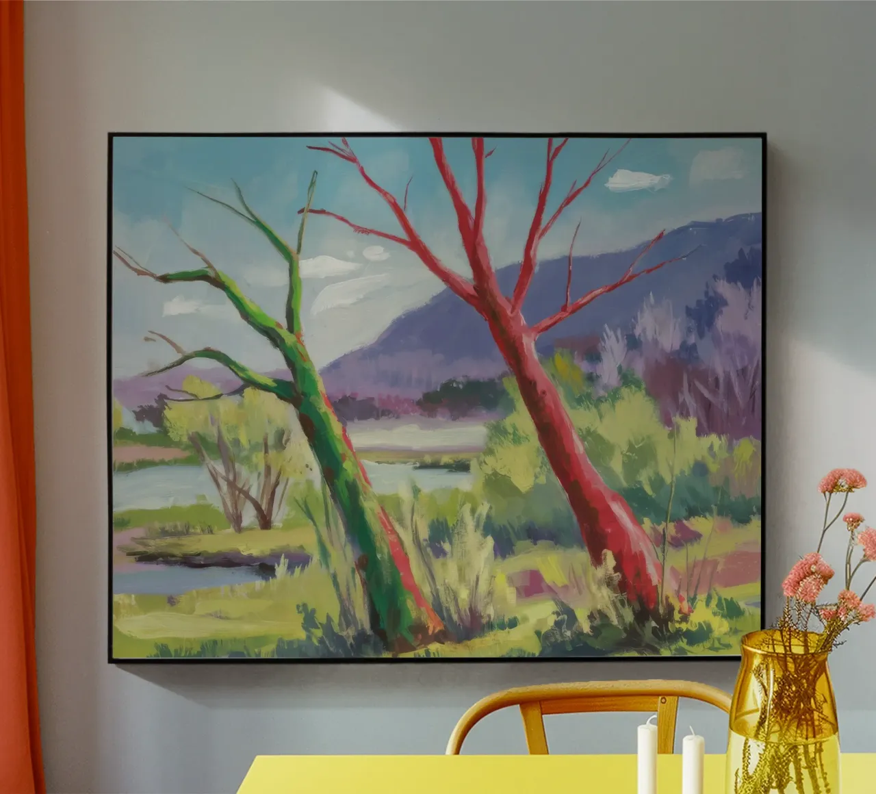 Crimson Tree Path plexiglass da Celestial Harmony