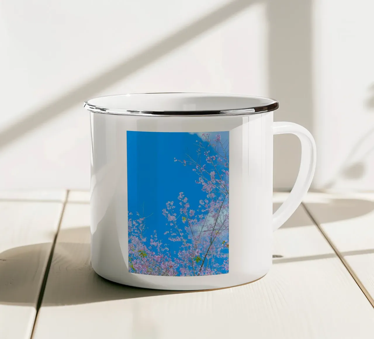 rami di primavera tazza in smalto da space words